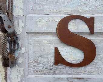 rusty tin letters free shipping monogram rustic letter rusty tin letters free shipping monogram rustic letter
