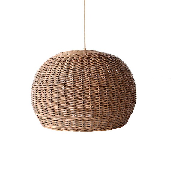 Rattan Basket Light Ceiling Bamboo Lamp Wood Wicker Chandelier Rattan Basket Light Ceiling Bamboo Lamp Wood Wicker Chandelier Farmhouse Woven Rustic Pendant Lighting Home Decor