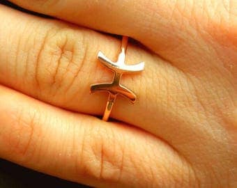 Pisces Ring-Zodiac Ring-Horoscope Ring-Astrology Sign-Zodiac Jewelry-925K Silver Handmade Zodiac Pisces Ring