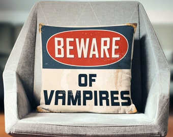 Vampire Decor | Vampire Gifts | Vampire Pillow | Vampire Diaries | The Originals Pillow