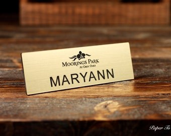 Name Tag Laser Cut/Engraved Personalized Magnetic Or Pin Backing Name Tags, Business, Event, Funny, Prank,