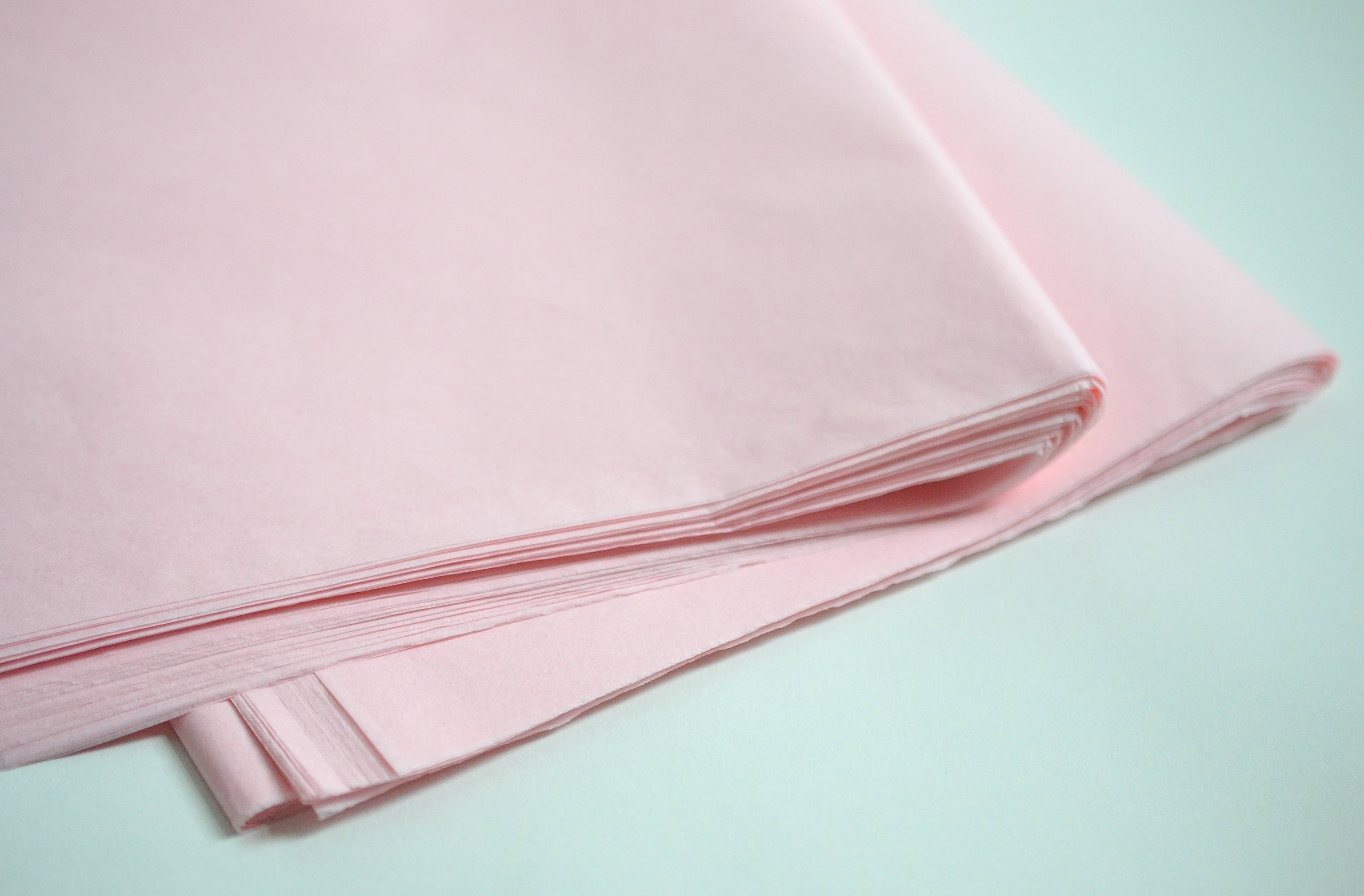 Pink Tissue Paper 24 Sheets Light Pink Gift Tissue Paper