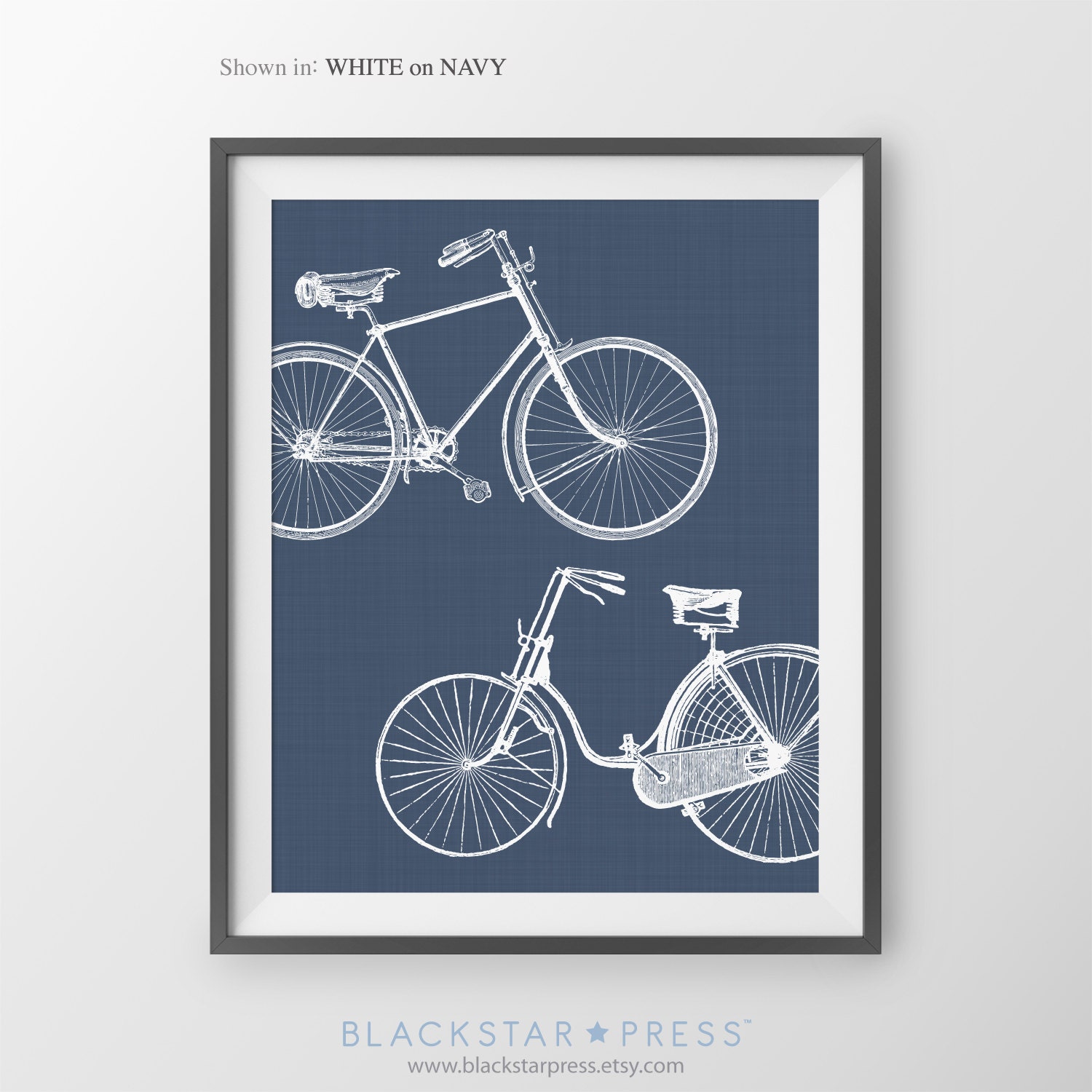 Bicycle Wall Decor Gift For Cyclist Bike Art Print Bicycle