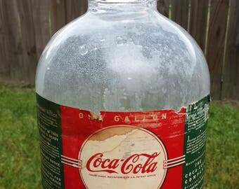 1930s Paper Label Coca-Cola Syrup Jug