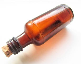 Vintage Macleans London bottle! Vintage amber bottle. Vintage London bottle. 1920s 1930s brown bottle. Vintage decor. Hydrogen Peroxide