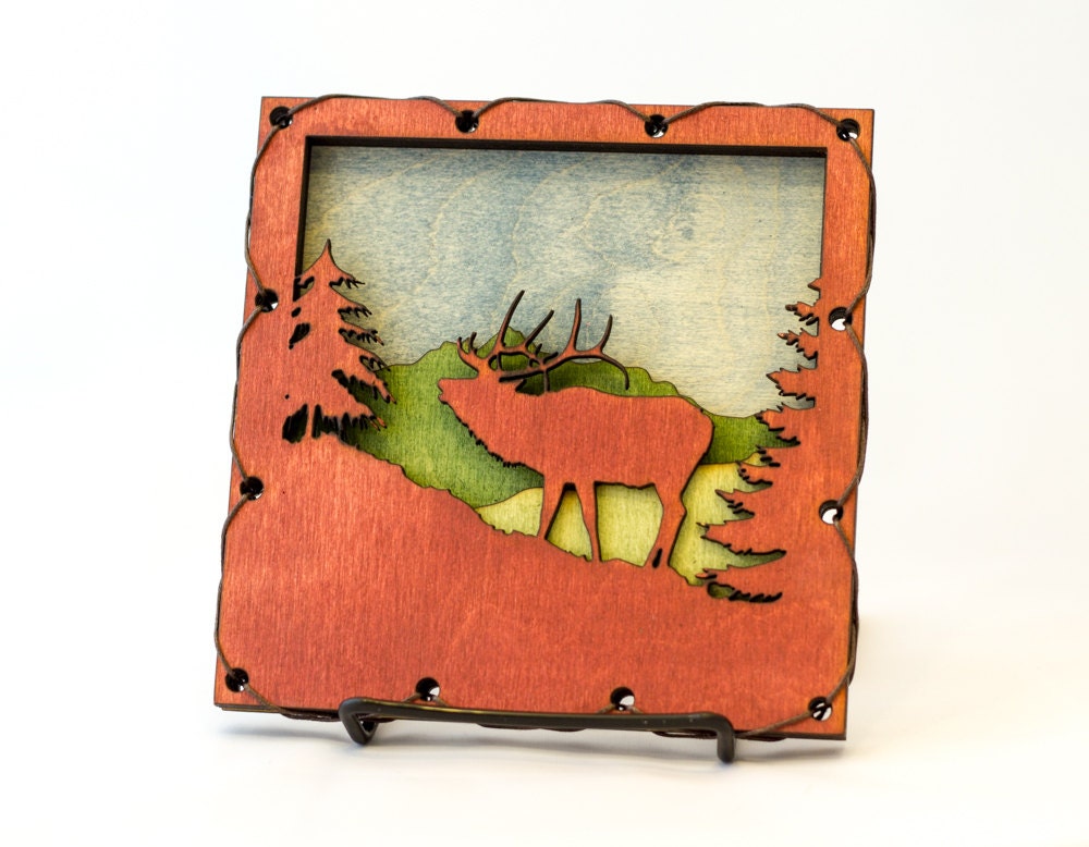 Cabin Wall Art elk decor - nature wall art - cabin wall decor - elk wall art Cabin Wall Art elk decor - nature wall art - cabin wall decor - elk wall art