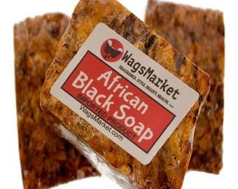 16oz (1lb) AFRICAN BLACK SOAP - Raw- (imported) 100% Natural and Handmade ***New Low Price****