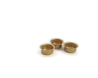 Brass Candle Holder - Waldorf Birthday Ring - Candle Drip Cups - Brass Candle Inserts - Brass Candle Cups - Metal Candle Inserts