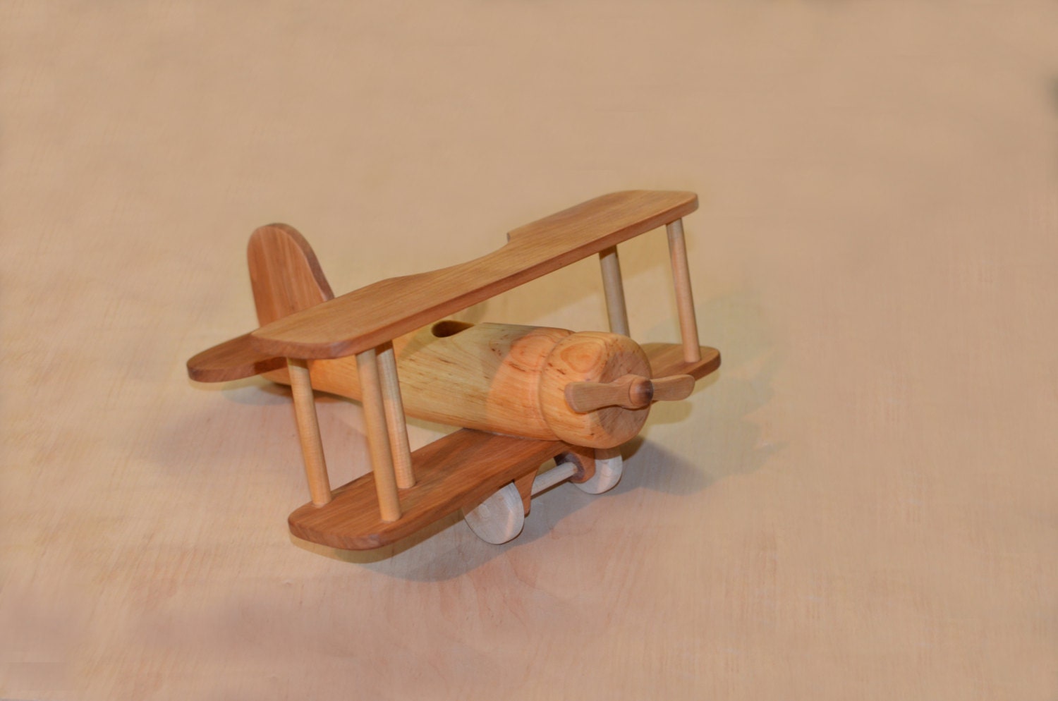 Wooden Toy Airplane.