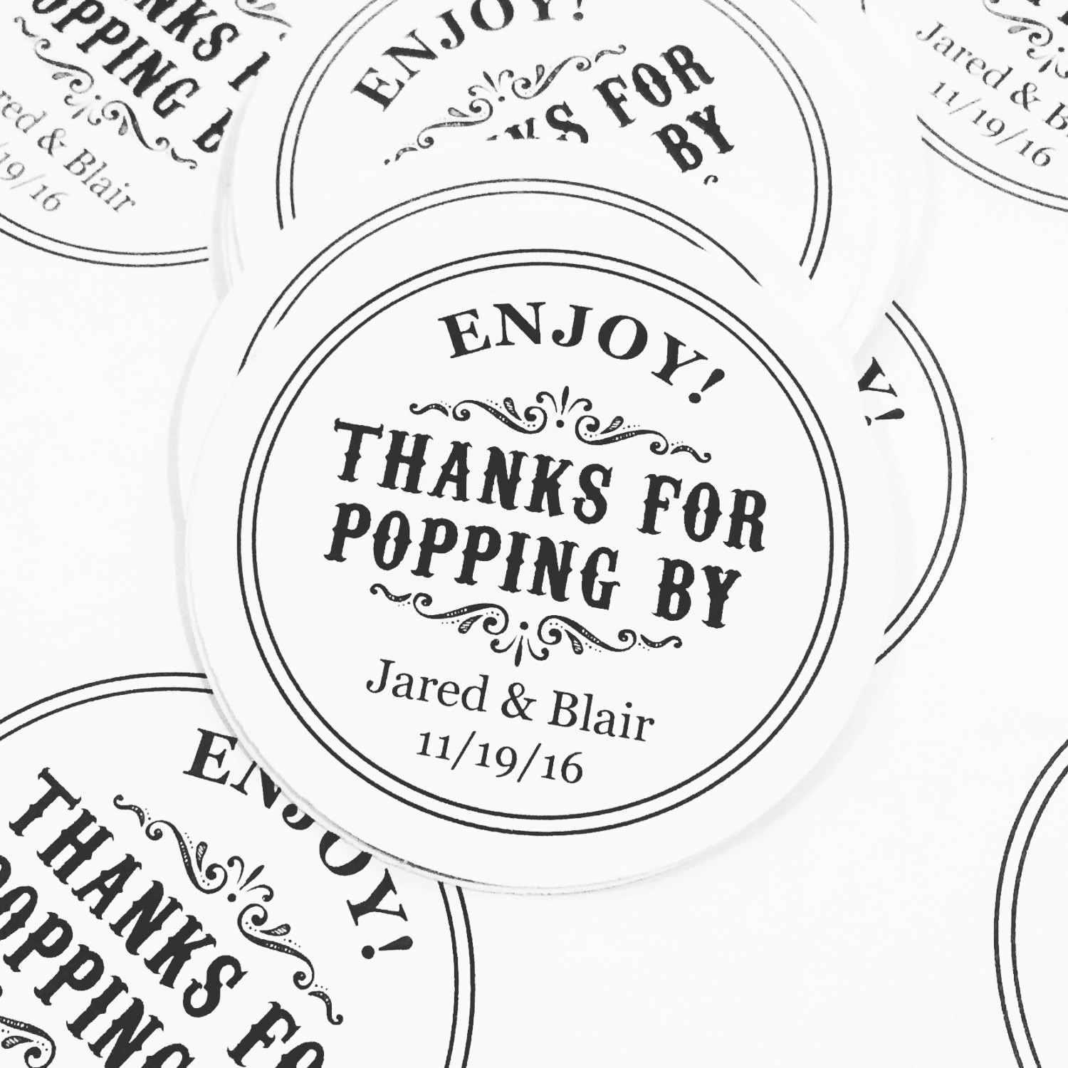 Thanks for Popping By Template Printable by CrossvineDesigns
