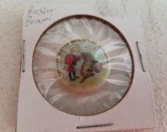 Vintage Buster Brown Advertising Pin