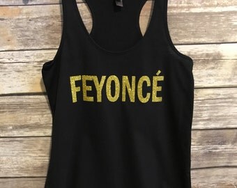Feyonce, Fiance Tank, Black Tank, Racerback, Engaged