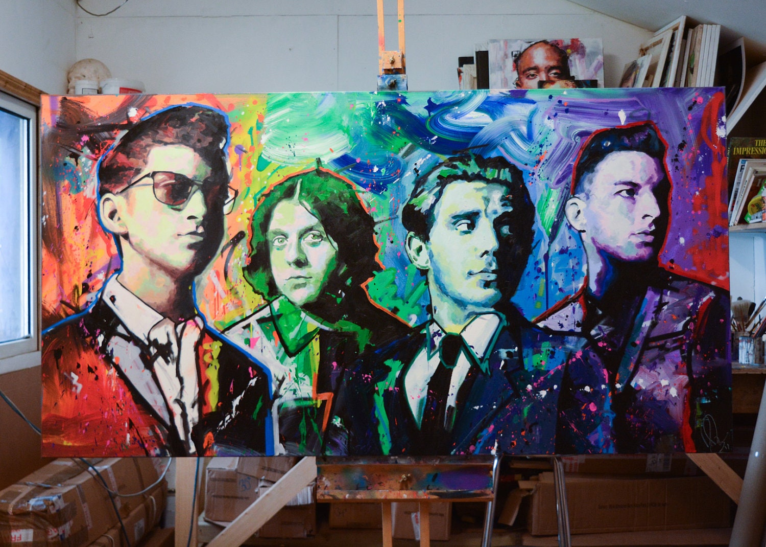 Arctic Monkeys Original Painting 60 72 Art