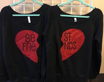 Custom Adult Best Friends Sweatshirts <3