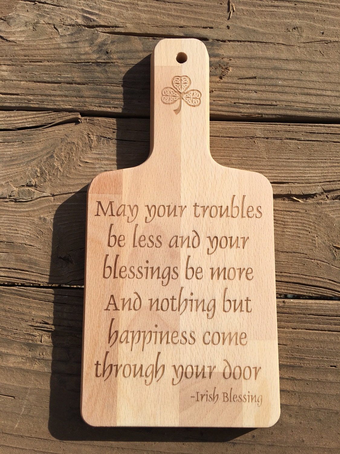 Irish Blessing Cutting Board
