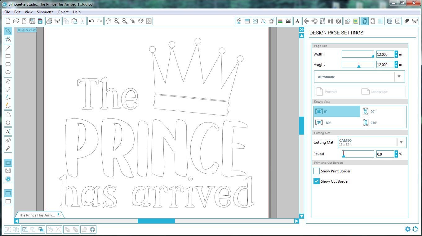 Download The Prince Has Arrived SVG Prince Crown SVG file Baby boy