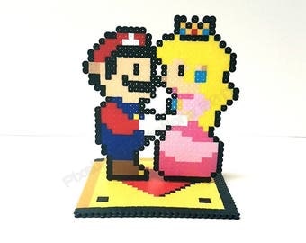 Amiibo custom Pink Gold Peach pink gold princess peach