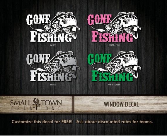 Download Gone Fishing vinyl decal [This is not a downloadable SVG ...