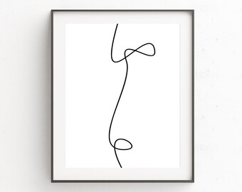 Scandi Wall Art, Guest Bedroom Decor, Apartment Decorating, Affiche, Printable Decor Art, Cubicle Print, Affiche Abstract, Minimalist Poster