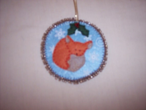 sleeping fox christmas ornament by eccentricron on etsy sleeping fox christmas ornament by eccentricron on etsy