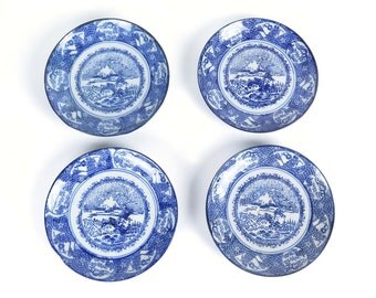 Blue And White Plates blue white plate | etsy Blue And White Plates blue white plate | etsy