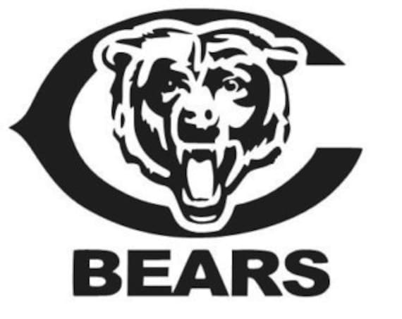 Chicago Bears logo football NFL sport vinyl sticker decal 049