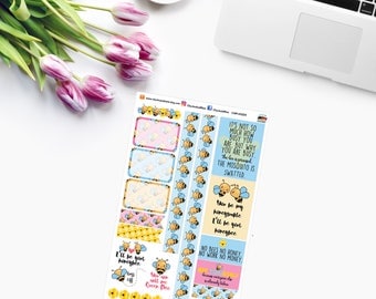 BEE YOURSELF Decorative Planner Stickers CAM00259