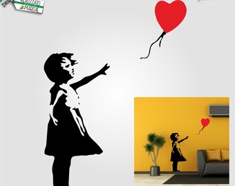 Banksy Wall Decal, Home Stickers
