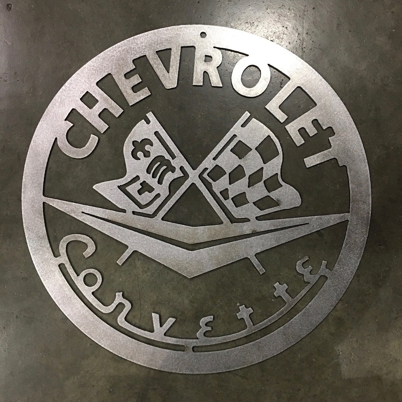 Chevrolet Corvette Metal Wall Art