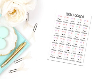 Kawaii Homework/School Planner Stickers
