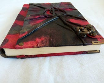 Handmade Leather Diary with Lock Journal, Daybook, Memorybook Gift for Womens-Mens