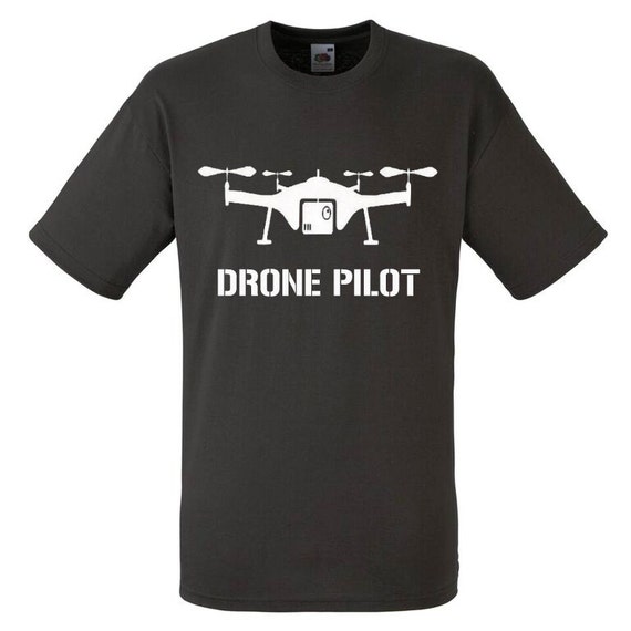 Drone PILOT Mens Unisex T-shirt Plane Flying Aeroplane