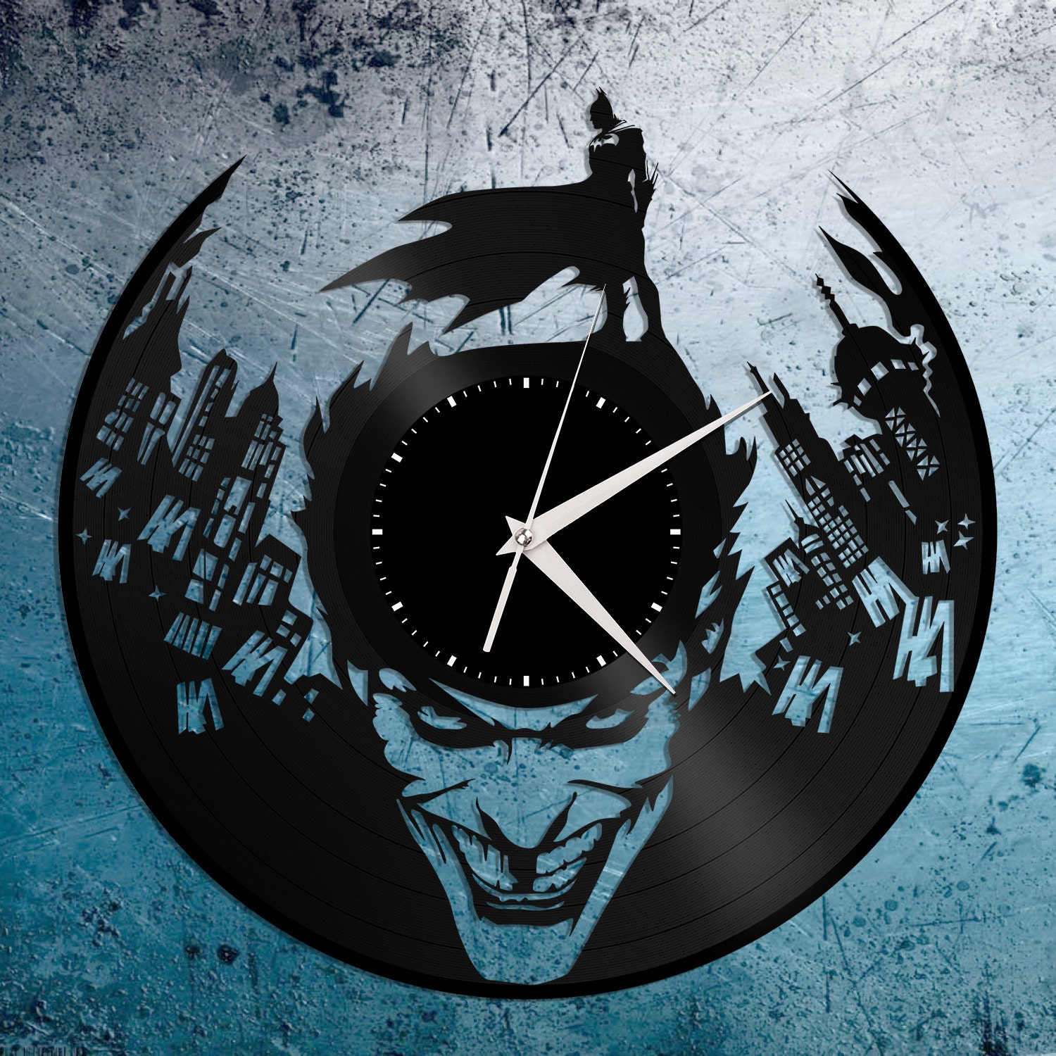 Batman Vinyl Clock Joker Suicide Squad Clock Batman Gift Kids