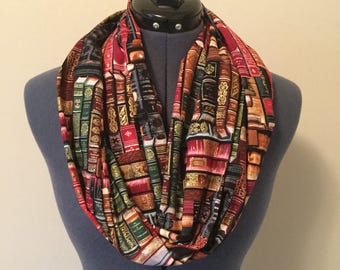 Book Infinity Scarf / Library / Bookworm / Book / Scarf / Teacher / Educator / Education / Librarian / Infinity Scarf / Gift / Professor