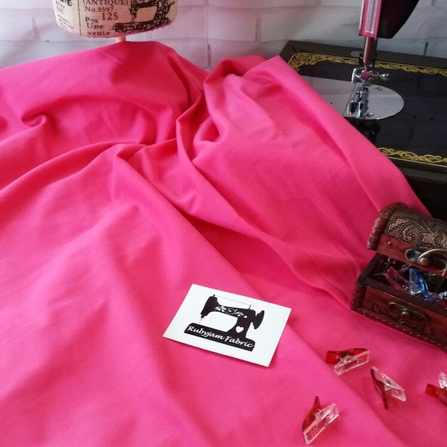 Cotton lycra stretch knit fabric flat rate by RubyjamFabric