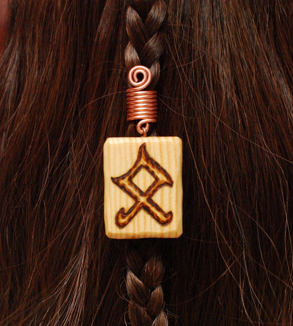 Personal rune hair beads Runes Viking runes Rune beads