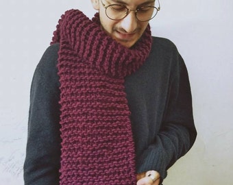 Sciarpa Infinito Fatta A Mano In Acrilico &ndash; Donna, Morbida E Senza Etichette, Made In USA