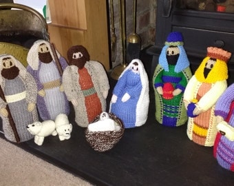Knitted Nativity Set