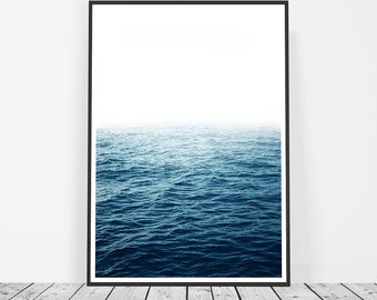 Ocean Photography Print, Ocean Print, Ocean Waves Art Print, Large Wall Art, Ocean Wall Art, Blue Wave Print, Water Print, Ocean Art Print