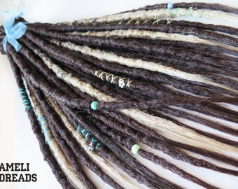 10 SE Dreads, dreads natural style, ombre dreads, synthetic dreads.