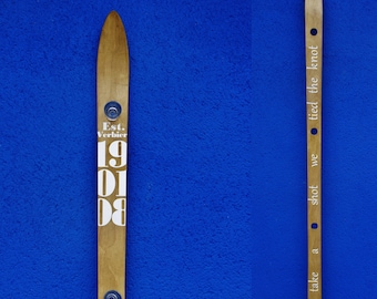 Handmade shot ski with customised message (ShotSki)