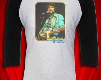 Waylon Jennings 1977 Vintage in Concert Tee T-SHIRT Good Ol Boys