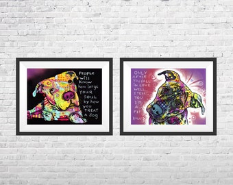 Pitbull Wall Art pitbull wall decal | etsy Pitbull Wall Art pitbull wall decal | etsy