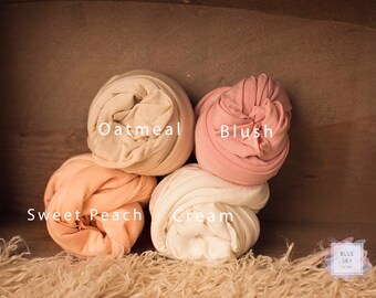 Newborn Wrap, DELUXE Size Stretch Wrap, Photo Prop, Newborn Jersey Knit, Newborn Swaddle Wrap, RTS Wrap, Baby Wrap