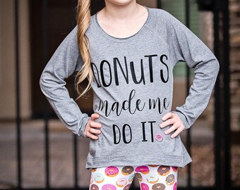 Pink Donut Jersey Knit Leggings/Capris, Girls/Baby Donut Leggings/Capris, Donut Knot Headband (SOLD SEPARATELY), Modern Girl/Baby
