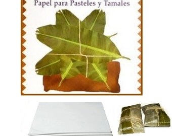 Parchment Paper Outer Wrap for Pasteles or Tamales 75 pieces pack