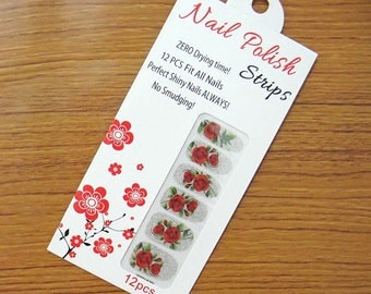 Rose Nail wraps