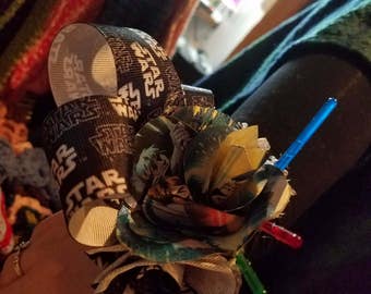 Comic Flower Corsage