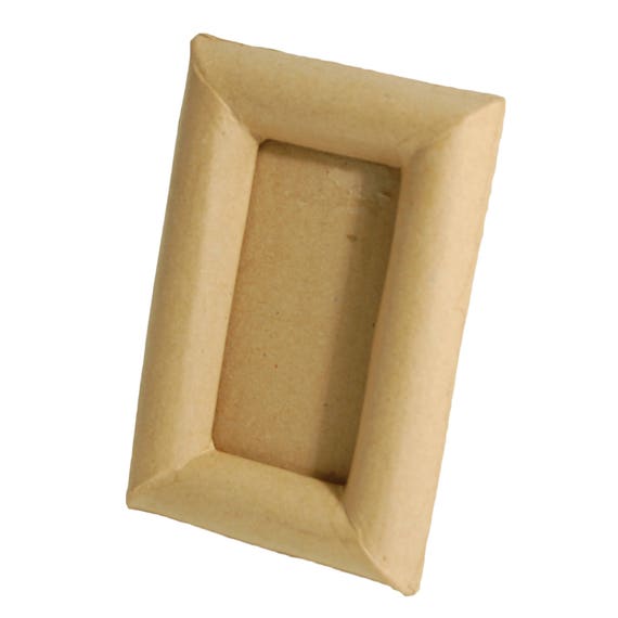 Medium Paper Mache Picture Frame from ButtonBlueCrafts on Etsy Studio