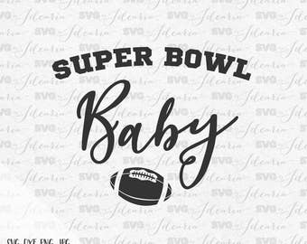 Super Bowl Baby Svg, Football Svg, football mom svg, baby svg, mama svg, newborn svg, baby boy svg, baby girl svg, dxf, heart svg, vinyl svg